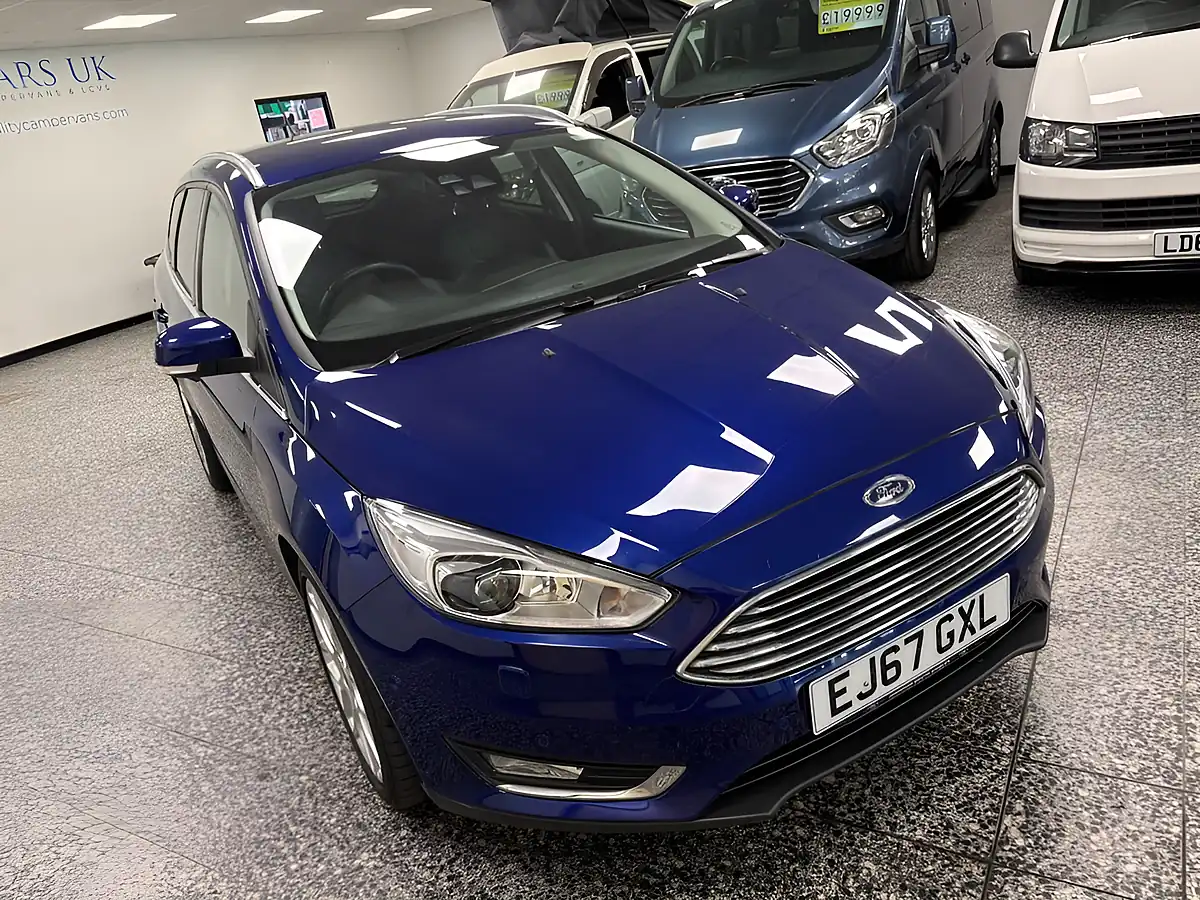 Used 2017 Ford Focus Titanium X Deep Impact Blue - Interior and Exterior details 13