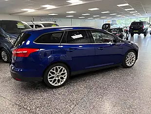 Used 2017 Ford Focus Titanium X Deep Impact Blue - Interior and Exterior details 14