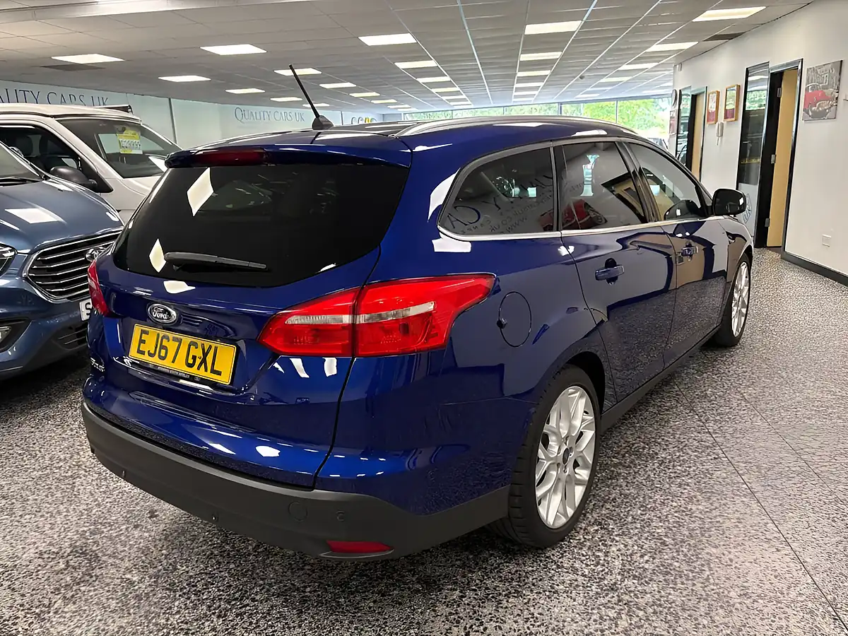 Used 2017 Ford Focus Titanium X Deep Impact Blue - Interior and Exterior details 15
