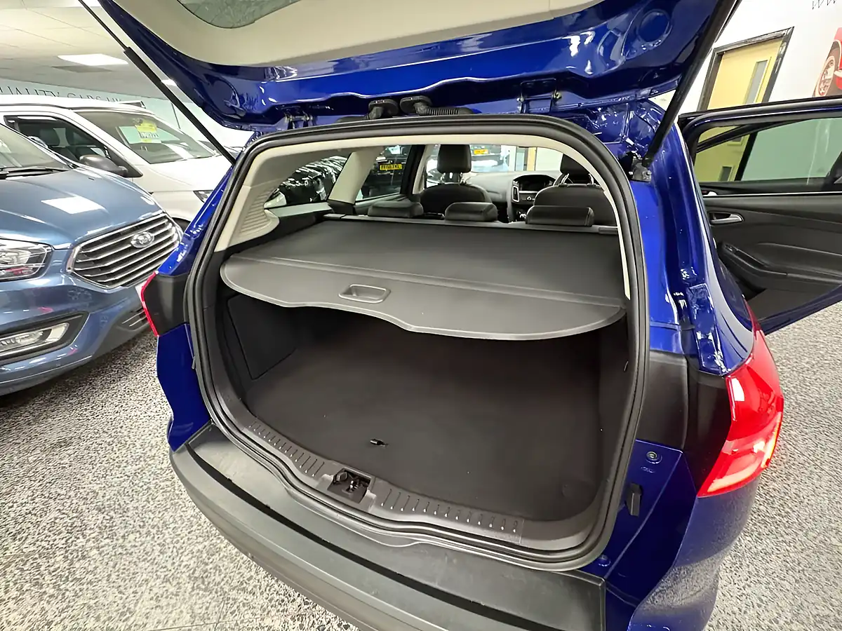Used 2017 Ford Focus Titanium X Deep Impact Blue - Interior and Exterior details 17