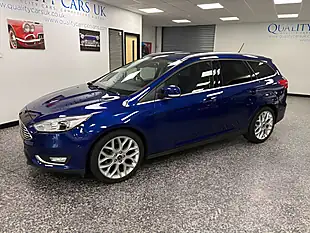 Used 2017 Ford Focus Titanium X Deep Impact Blue - Interior and Exterior details 8