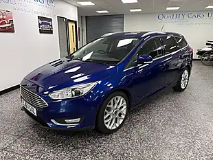 Used 2017 Ford Focus Titanium X Deep Impact Blue - Interior and Exterior details 9
