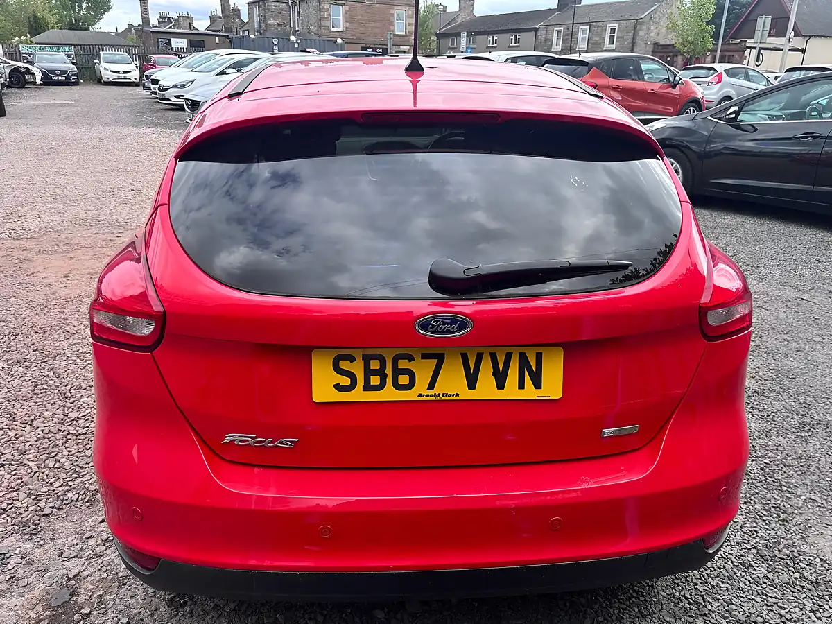 Used 2017 Ford Focus Zetec Edition Red - Interior and Exterior details 12