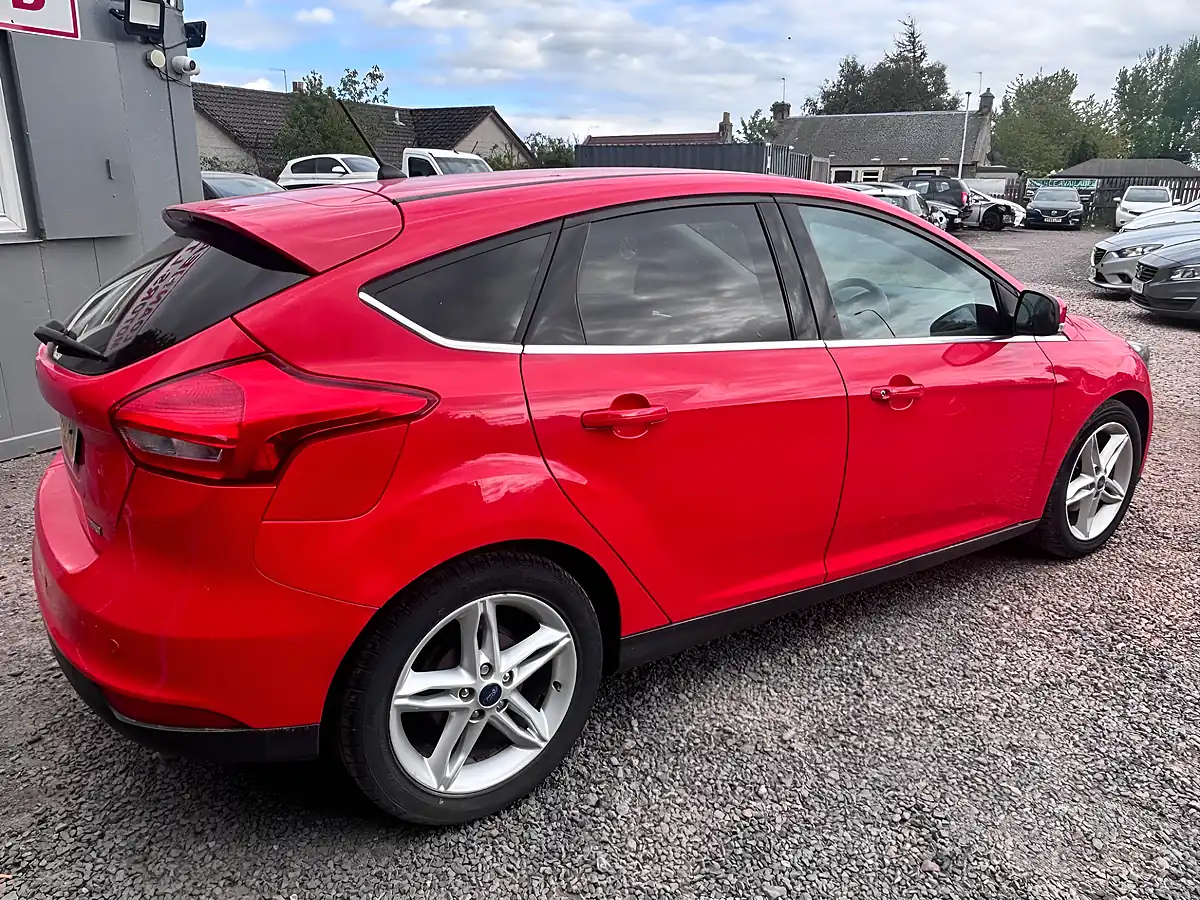 Used 2017 Ford Focus Zetec Edition Red - Interior and Exterior details 13