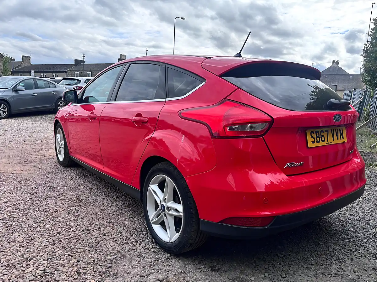 Used 2017 Ford Focus Zetec Edition Red - Interior and Exterior details 9