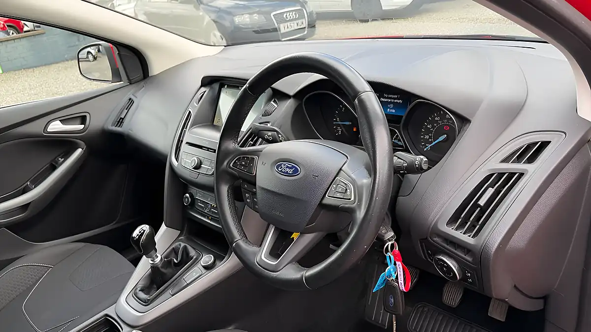 Used 2017 Ford Focus Zetec Edition Red - Interior and Exterior details 13