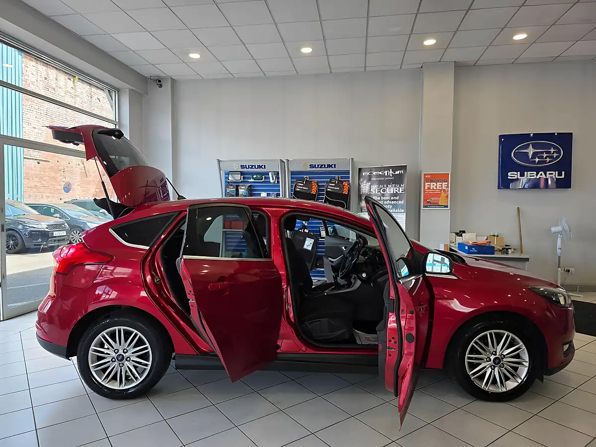 Used 2017 Ford Focus Zetec Edition Red - Interior and Exterior details 7