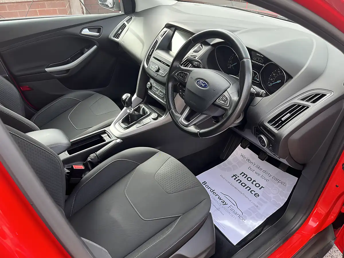 Used 2017 Ford Focus Zetec Edition Red - Interior and Exterior details 10