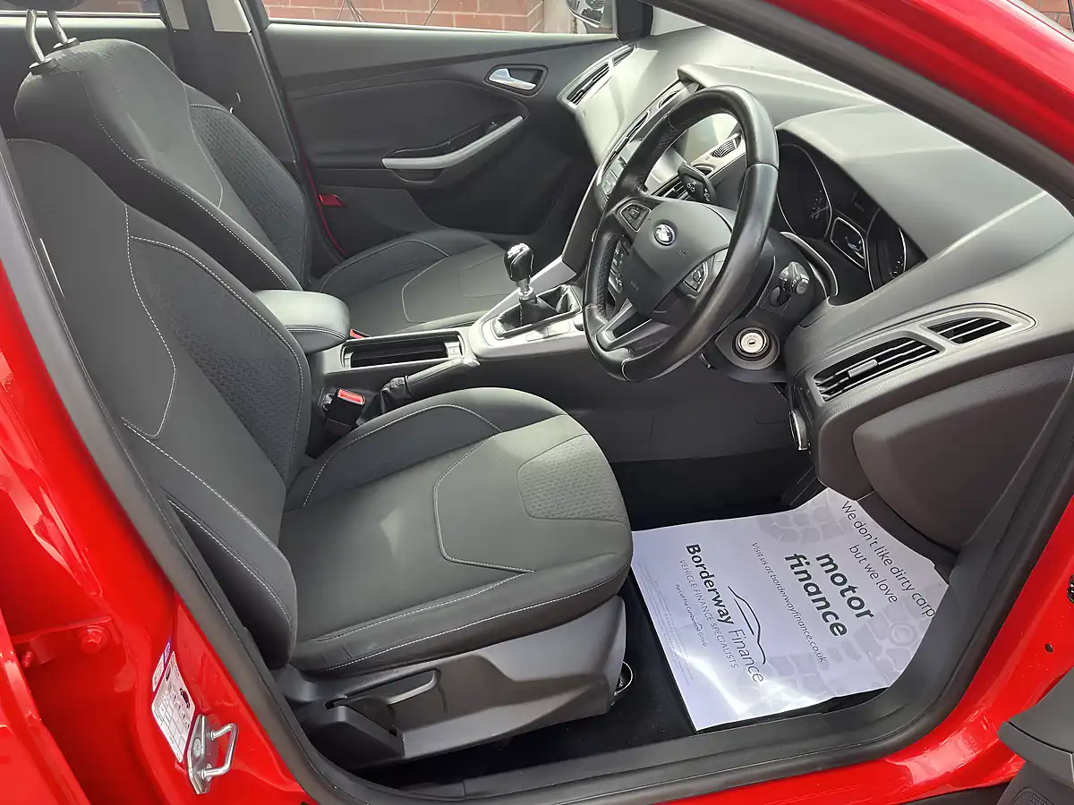 Used 2017 Ford Focus Zetec Edition Red - Interior and Exterior details 9