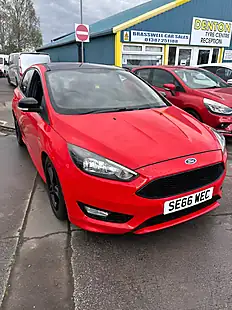 Used 2017 Ford Focus Zetec S Red Edition Red - Interior and Exterior details 3