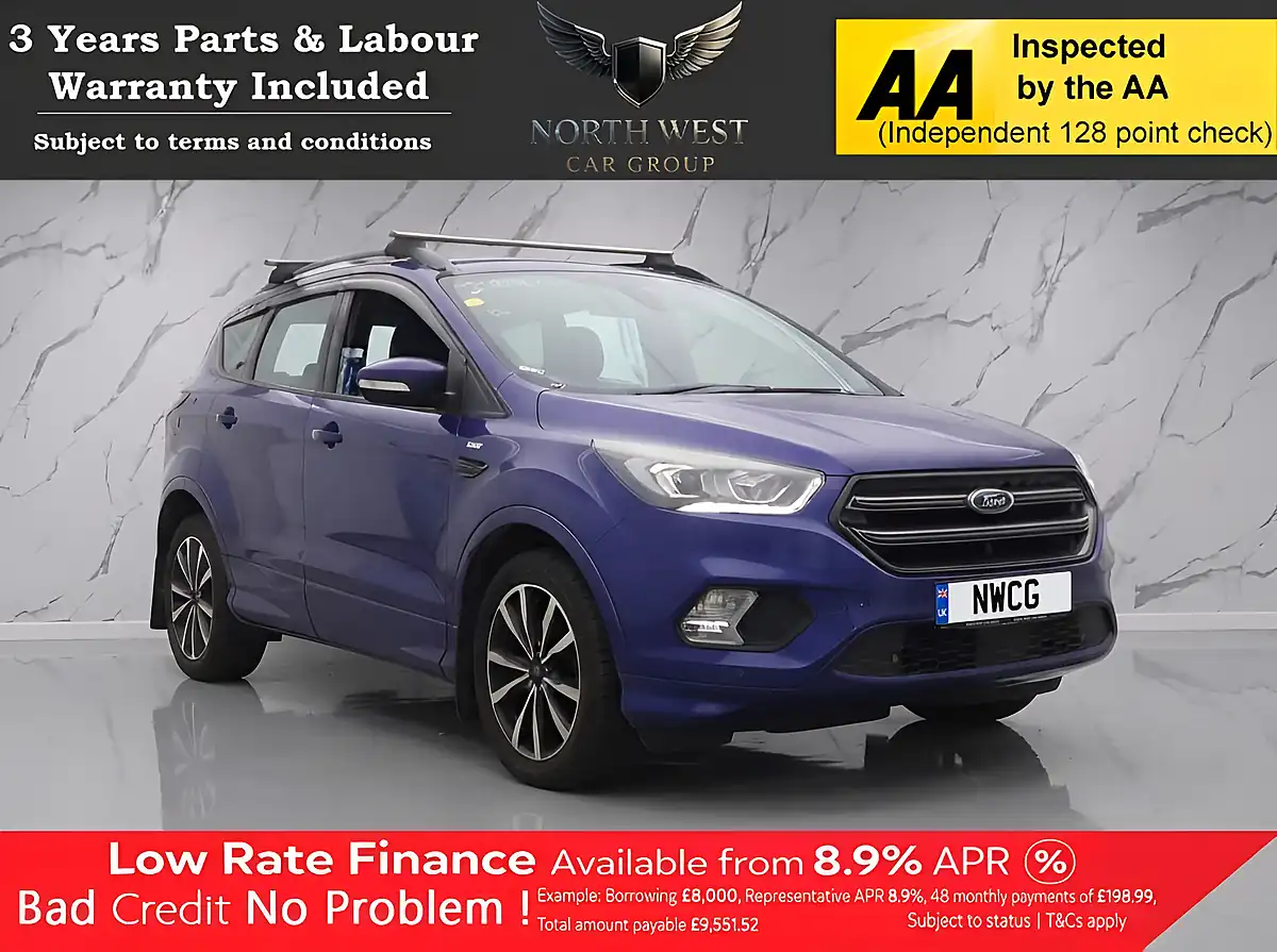 Used 2017 Ford Kuga ST-Line Blue - Front View