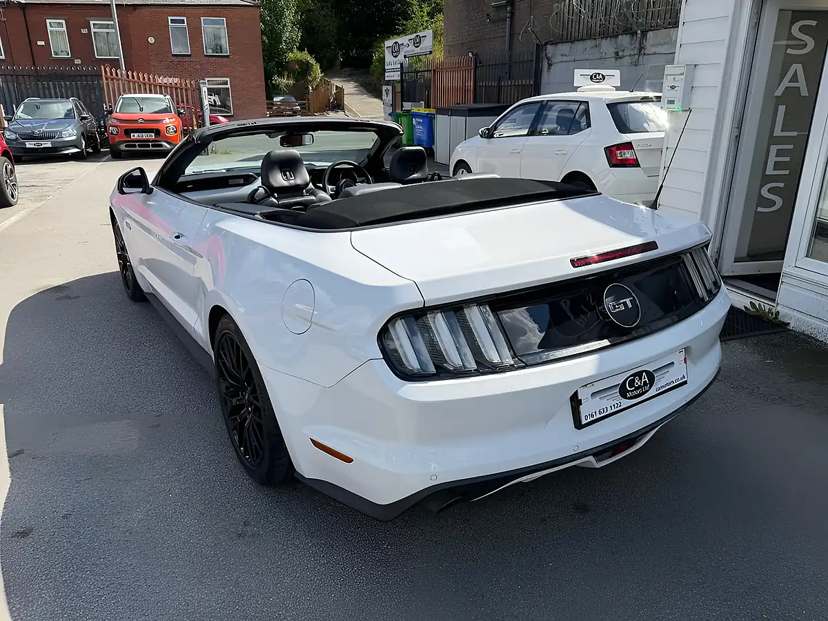 Used 2017 Ford Mustang GT Convertible White - Interior and Exterior details 7