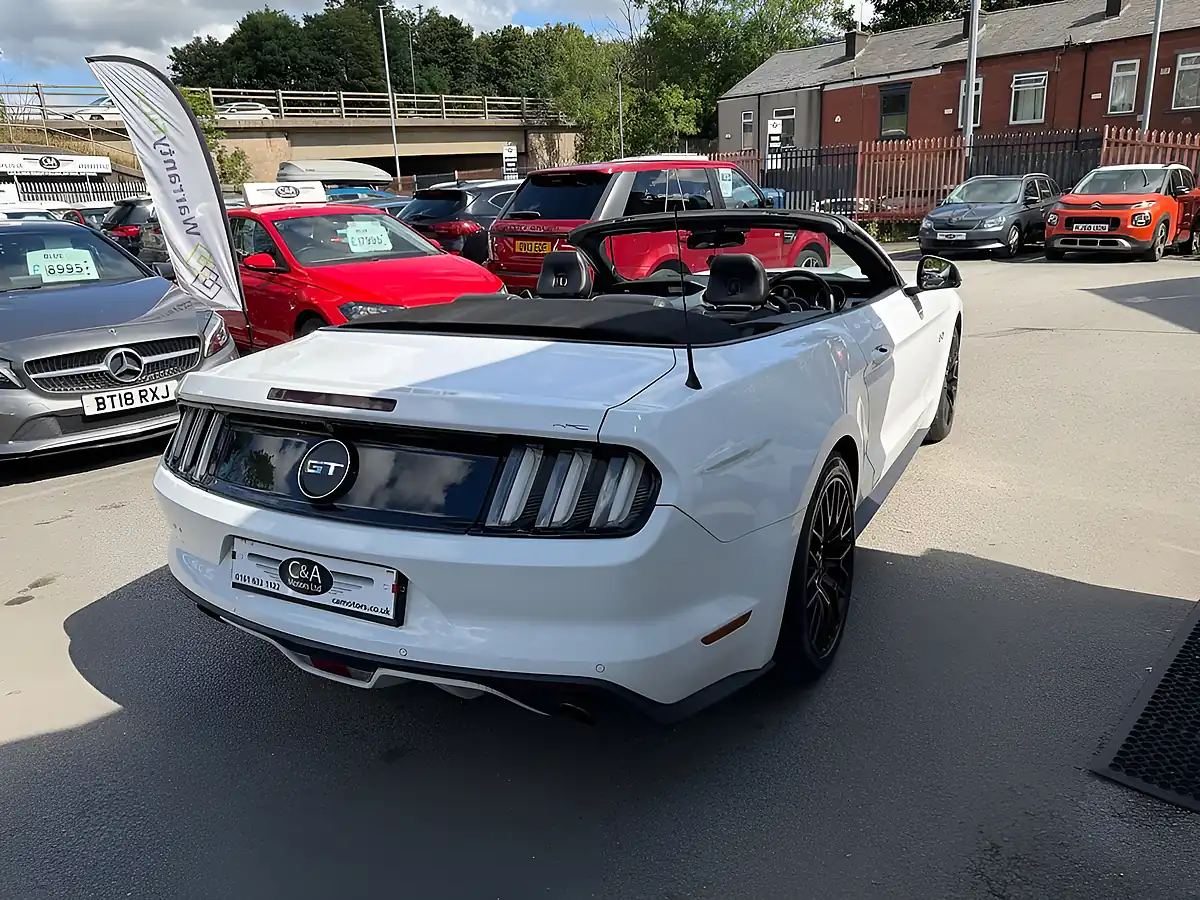Used 2017 Ford Mustang GT Convertible White - Interior and Exterior details 9