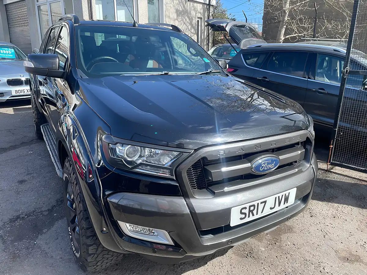 Used 2017 Ford Ranger Wildtrak Black - Front View