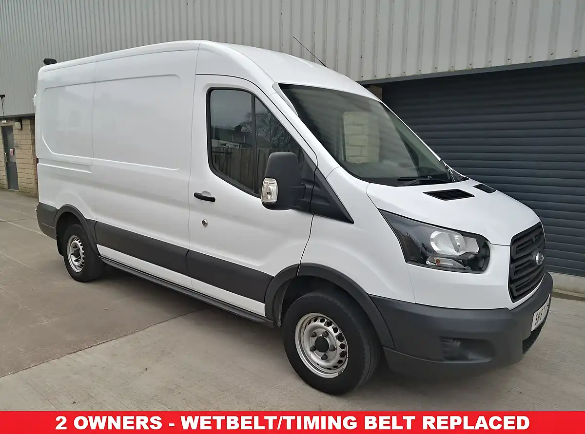 Used 2017 Ford Transit 290 L2 H2 P/V White - Front View
