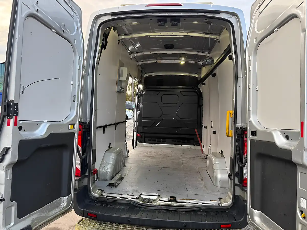 Used 2017 Ford Transit 350 L3 H3 Silver - Interior and Exterior details 11