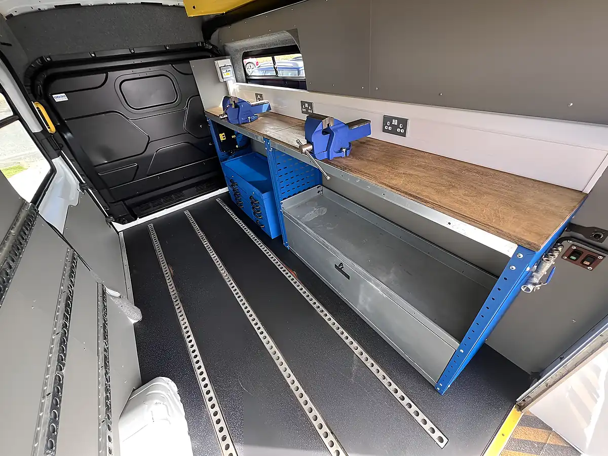 Used 2017 Ford Transit 350 L3H3 Panel/Workshop Van White - Interior and Exterior details 4