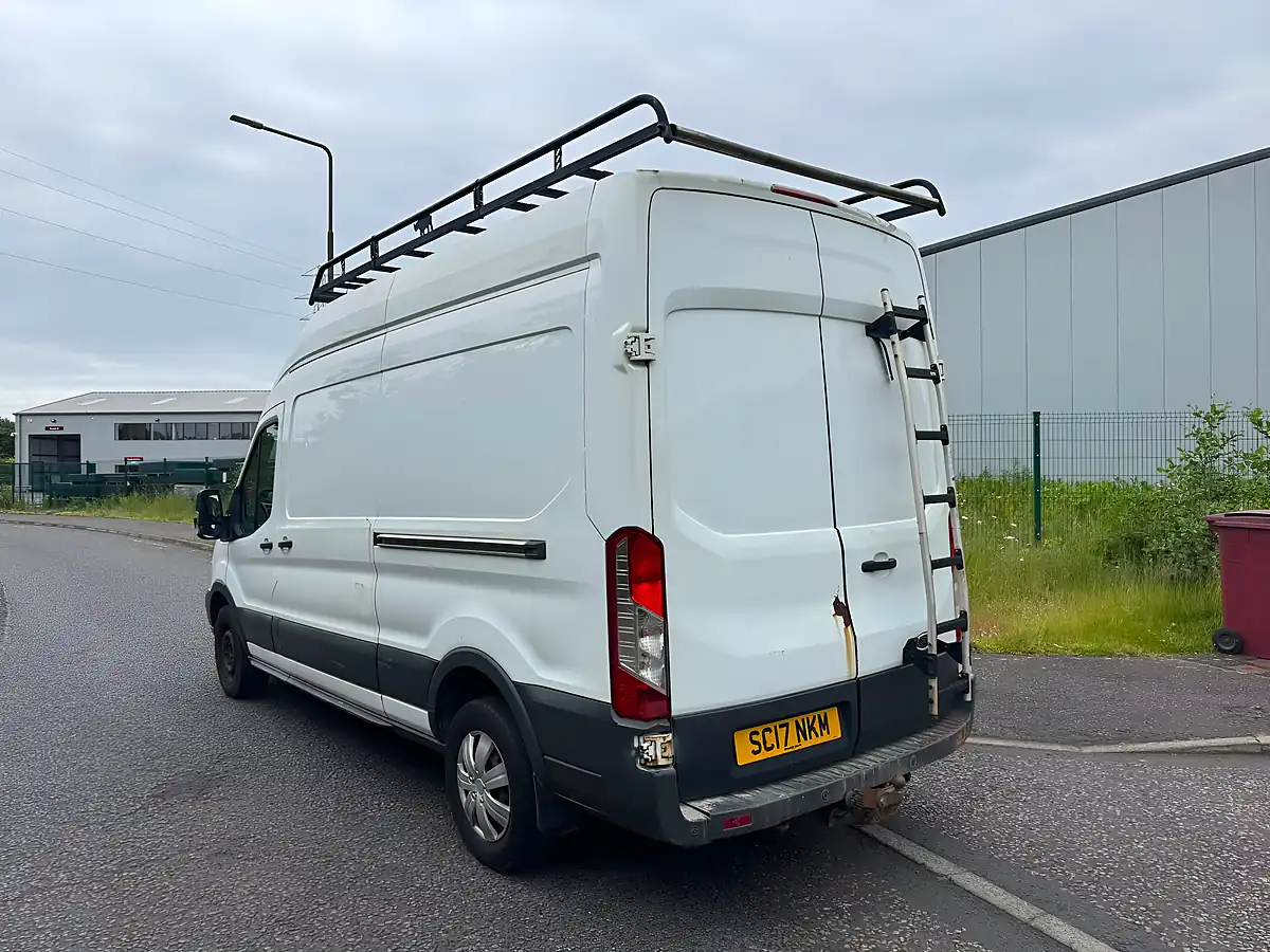 Used 2017 Ford Transit 350 Panel Van L3 H3 White - Interior and Exterior details 8