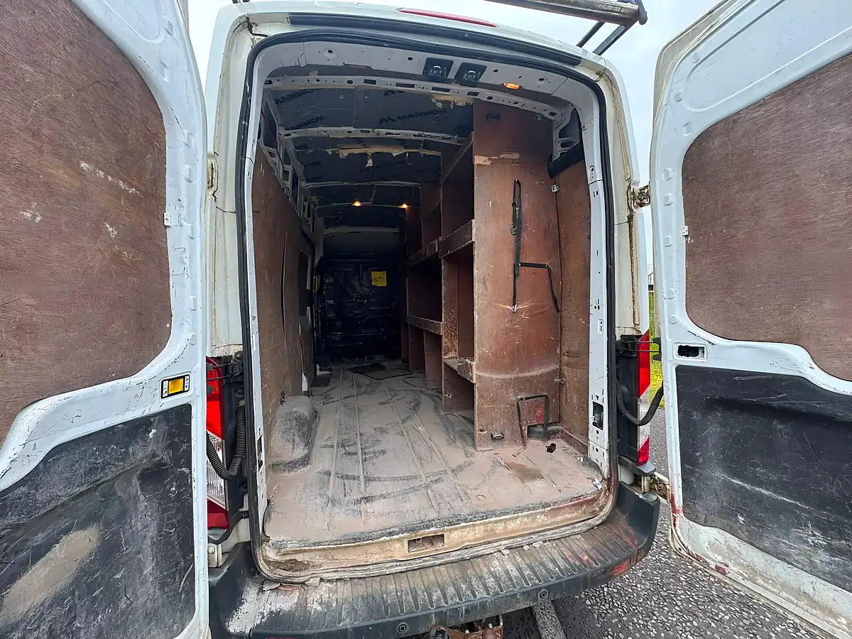 Used 2017 Ford Transit 350 Panel Van L3 H3 White - Interior and Exterior details 9