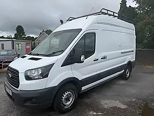 Used 2017 Ford Transit 350 Panel Van L3 H3 White - Interior and Exterior details 7