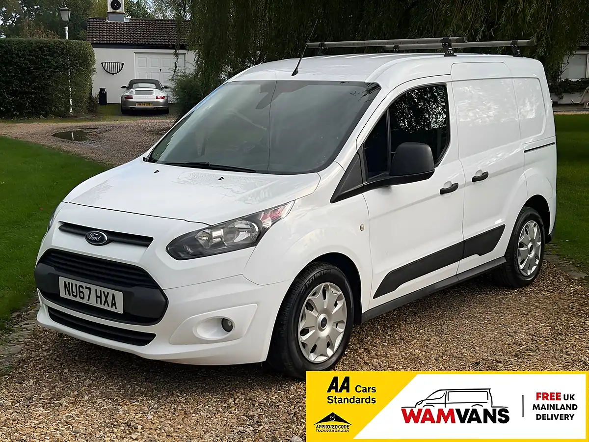 Used 2017 Ford Transit Connect Trend White - Front View