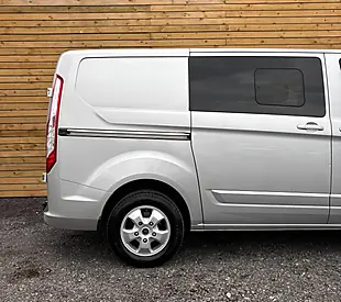 Used 2017 Ford Transit Custom Limited Crew Van Silver - Interior and Exterior details 4