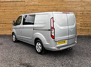 Used 2017 Ford Transit Custom Limited Crew Van Silver - Interior and Exterior details 9