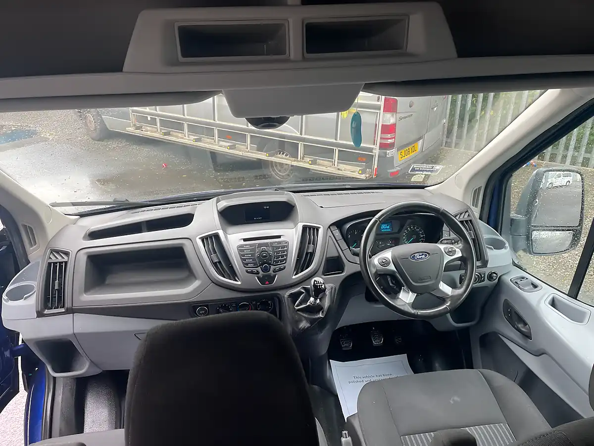 Used 2017 Ford Transit H2 Van Blue - Interior and Exterior details 16