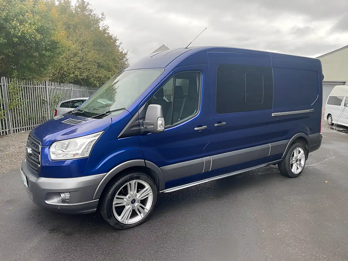 Used 2017 Ford Transit H2 Van Blue - Interior and Exterior details 3