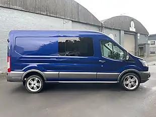 Used 2017 Ford Transit H2 Van Blue - Interior and Exterior details 4