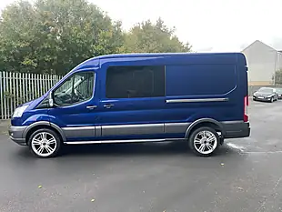 Used 2017 Ford Transit H2 Van Blue - Interior and Exterior details 6