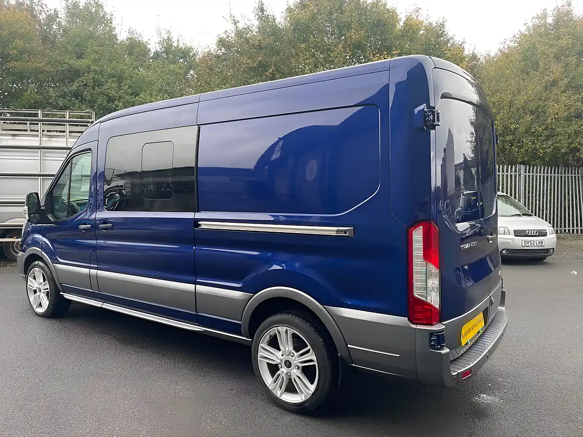 Used 2017 Ford Transit H2 Van Blue - Interior and Exterior details 9