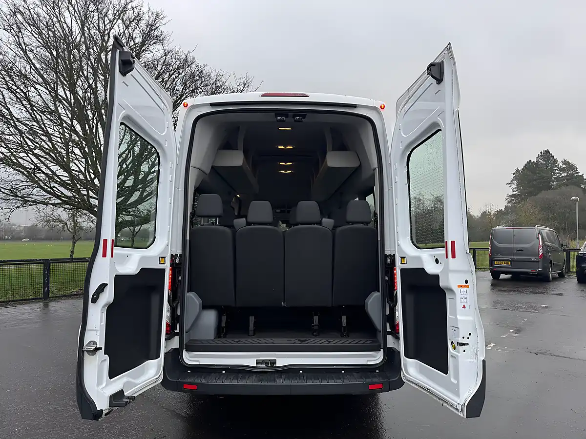Used 2017 Ford Transit Trend White - Interior and Exterior details 10