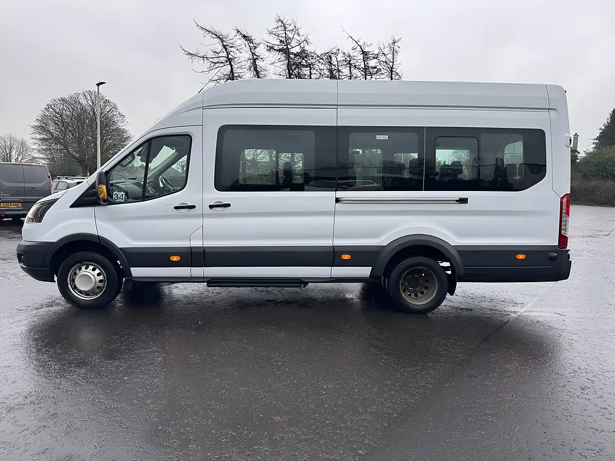 Used 2017 Ford Transit Trend White - Interior and Exterior details 4