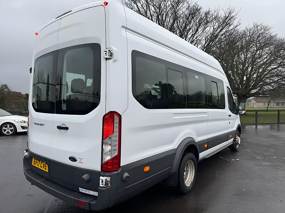 Used 2017 Ford Transit Trend White - Interior and Exterior details 7