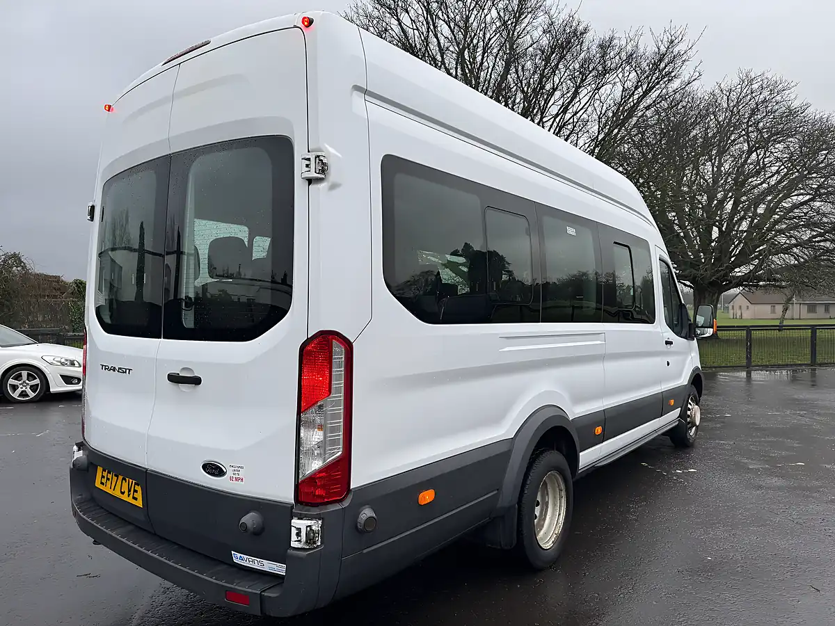 Used 2017 Ford Transit Trend White - Interior and Exterior details 8