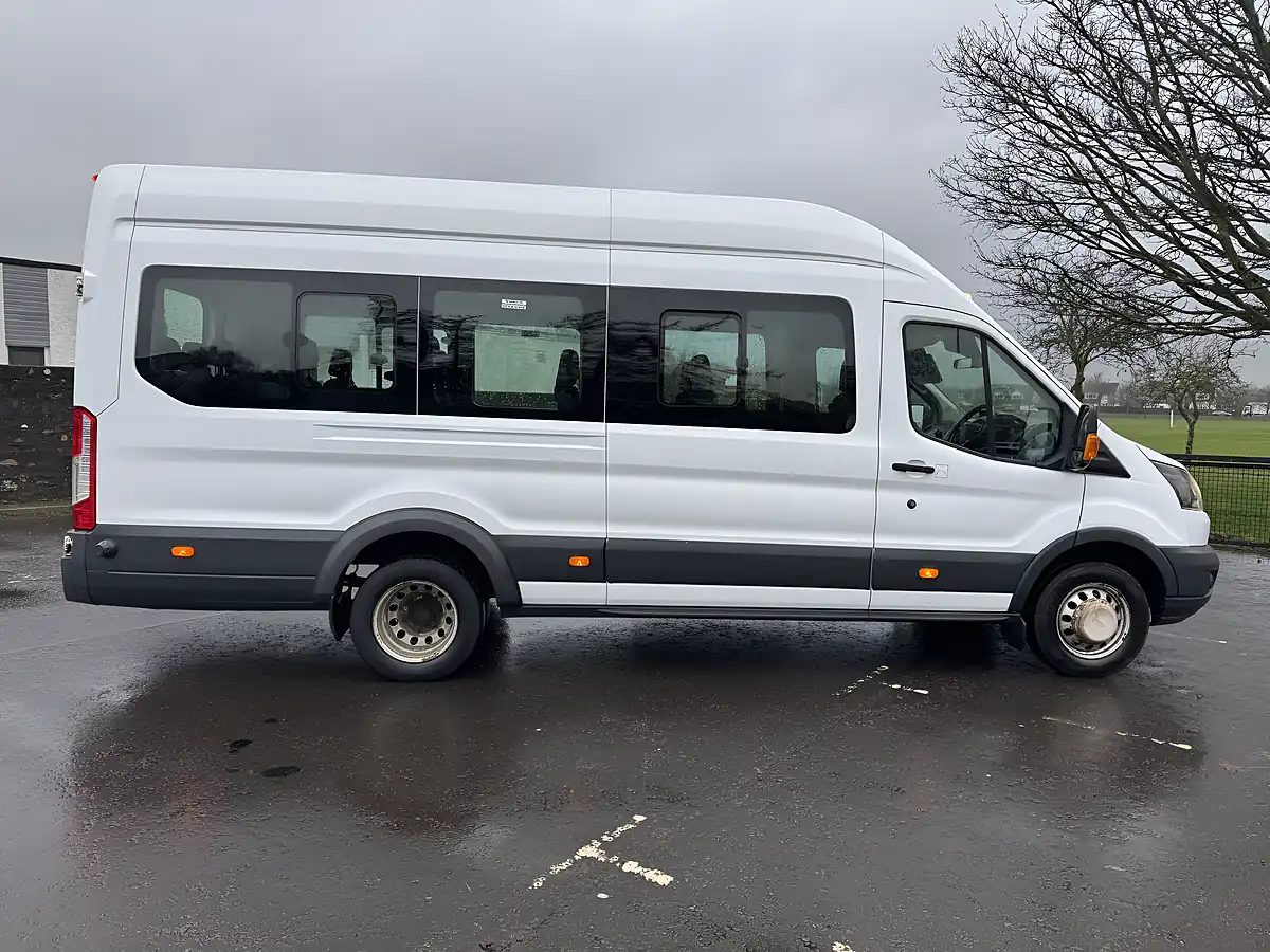 Used 2017 Ford Transit Trend White - Interior and Exterior details 9