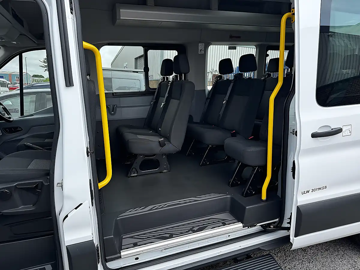 Used 2017 Ford Transit Trend White - Interior and Exterior details 14