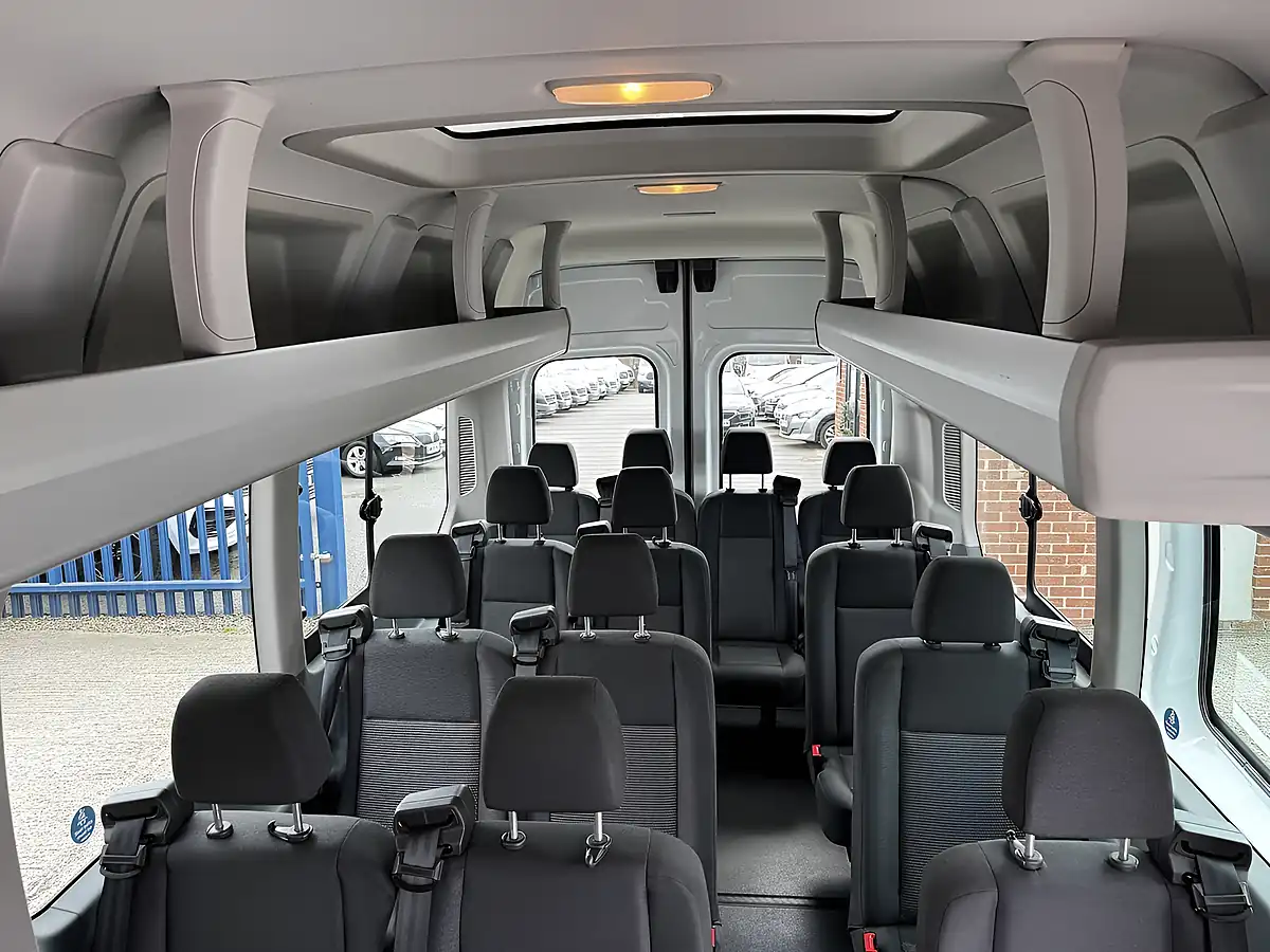 Used 2017 Ford Transit Trend White - Interior and Exterior details 4