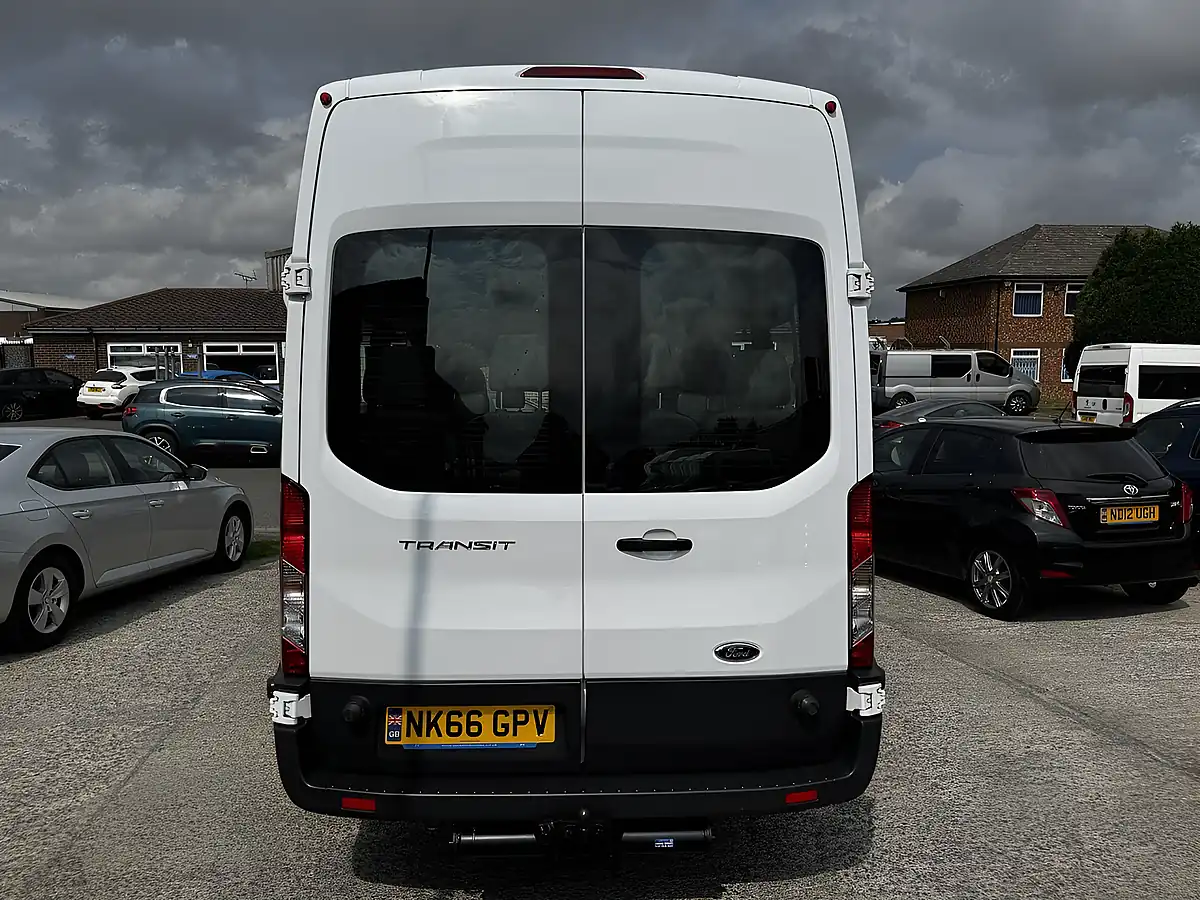 Used 2017 Ford Transit Trend White - Interior and Exterior details 7