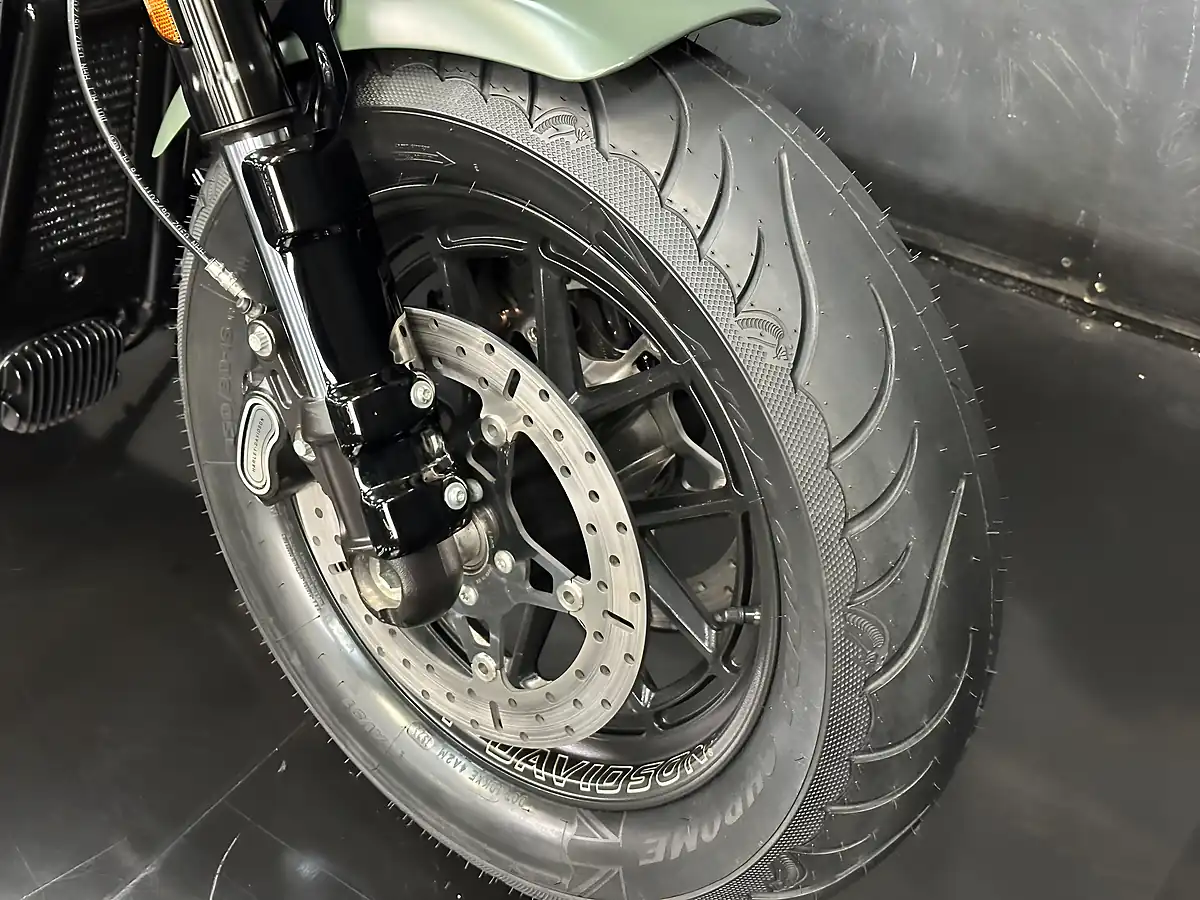 Used 2017 Harley-Davidson Dyna 1745 Fxfb Fat Bob Green - Interior and Exterior details 11