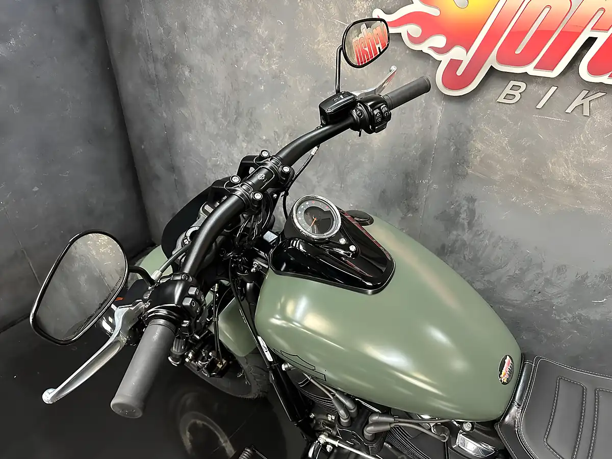 Used 2017 Harley-Davidson Dyna 1745 Fxfb Fat Bob Green - Interior and Exterior details 19