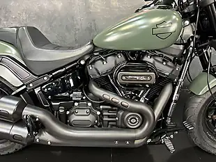 Used 2017 Harley-Davidson Dyna 1745 Fxfb Fat Bob Green - Interior and Exterior details 8
