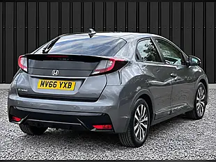 Used 2017 Honda Civic Se Plus (navi) Grey - Interior and Exterior details 8