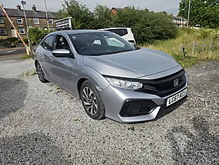 Used 2017 Honda Civic Se Silver - Interior and Exterior details 14