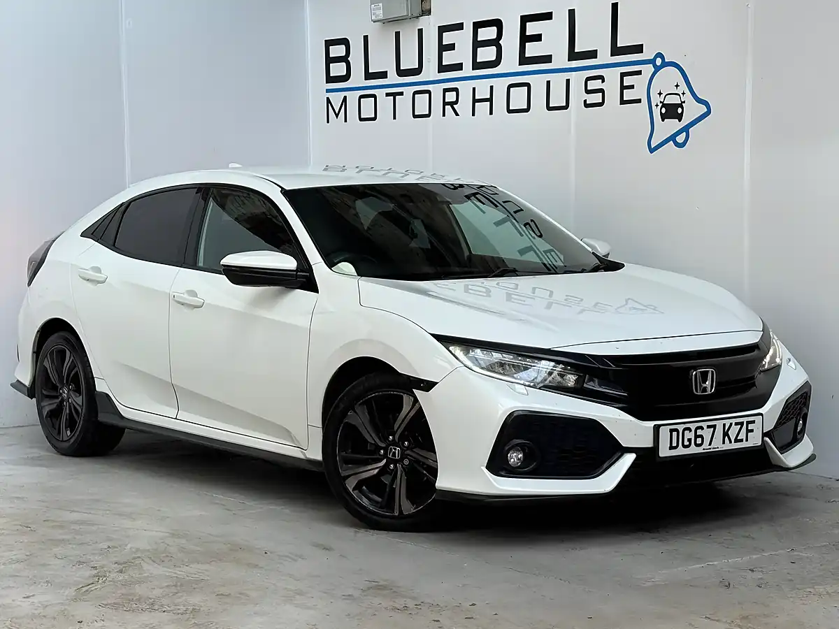 Used 2017 Honda Civic Sport White Orchid - Front View