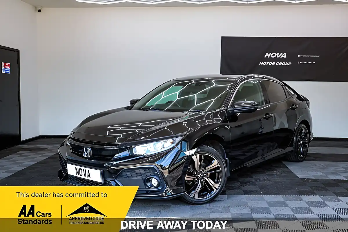 Used 2017 Honda Civic Sr Black - Front View