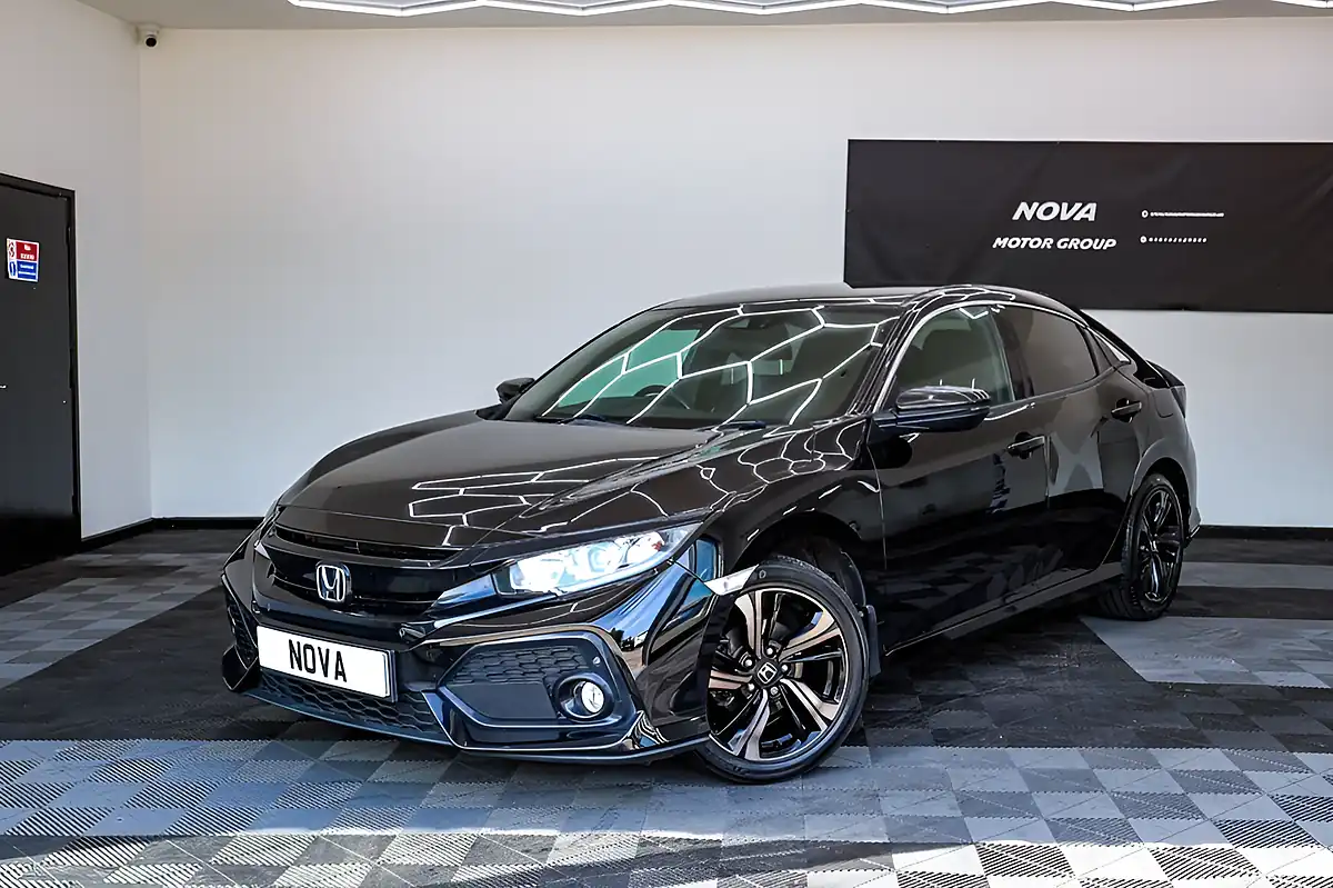 Used 2017 Honda Civic Sr Black - Interior and Exterior details 2