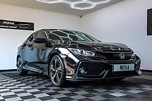 Used 2017 Honda Civic Sr Black - Interior and Exterior details 3