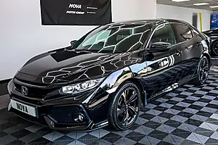 Used 2017 Honda Civic Sr Black - Interior and Exterior details 6